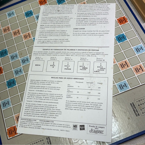 Scrabble Edición en Español Board Game - 2001 Hasbro - Picture 6 of 13